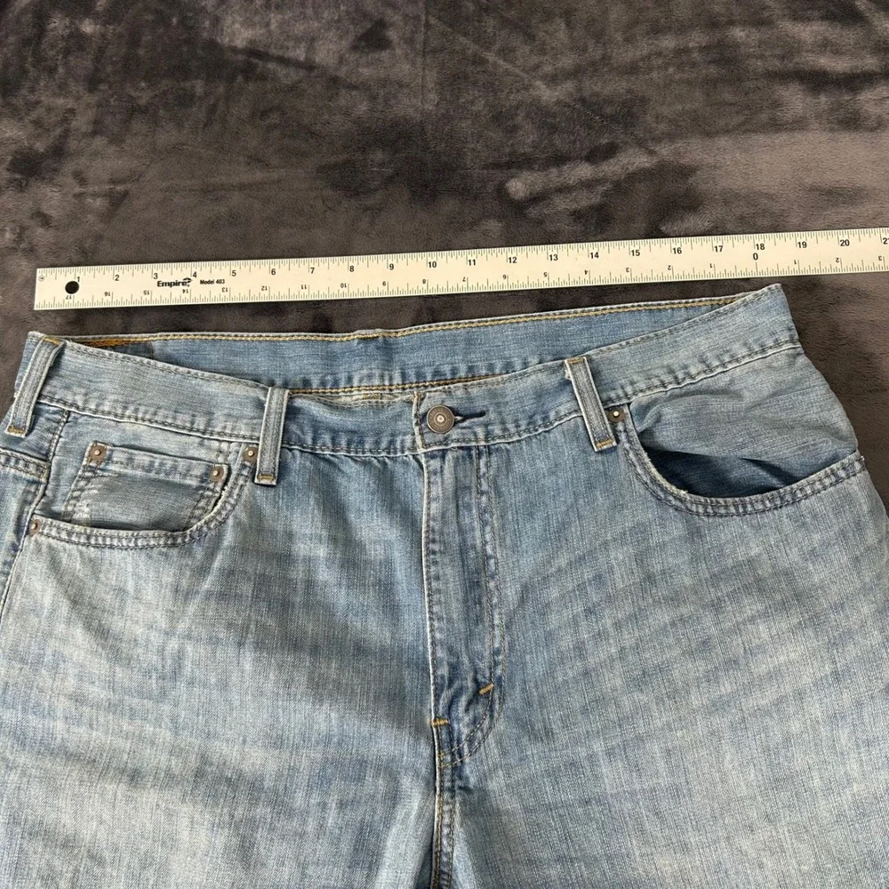 Levi's 569 Loose Straight Jeans Mens 36x30 Light Blue Denim 00569-0094